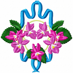 Flowers Embroidery Design 2